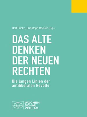 cover image of Das alte Denken der Neuen Rechten